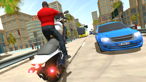 City Traffic Moto Rider