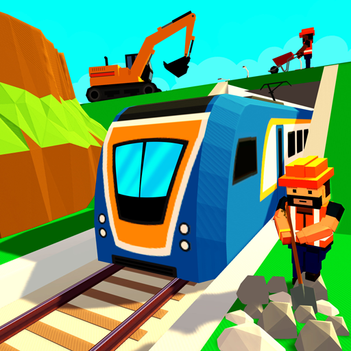城市地铁搭建：铁路工艺火车游戏
