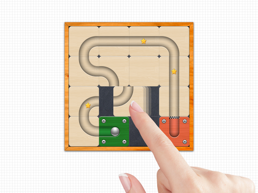 Route slide puzzle game
