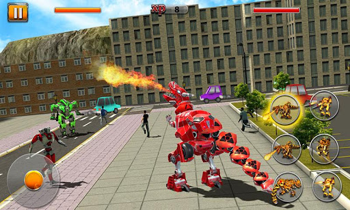 Scary Dino Robot 3D : City Battle 2018