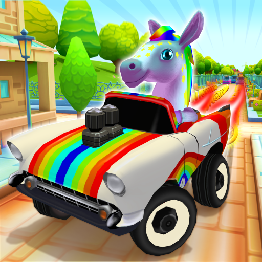 Pony Craft Unicorn Car Racing - Pony Care Girls