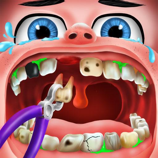 牙医 孩子 醫院 模拟 牙 手术