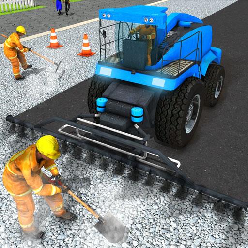 Mega City Road Construction Real Builder Simulator