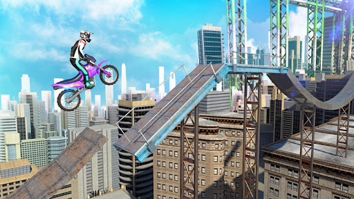 Bike Stunts 3D - Rooftop Challenge