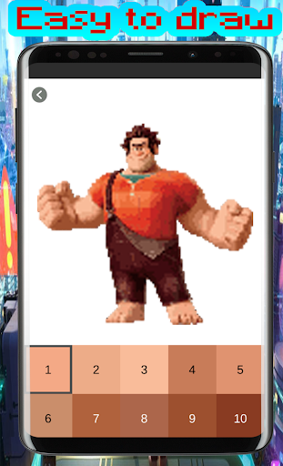 Wreck it Ralph 2 - Color by number