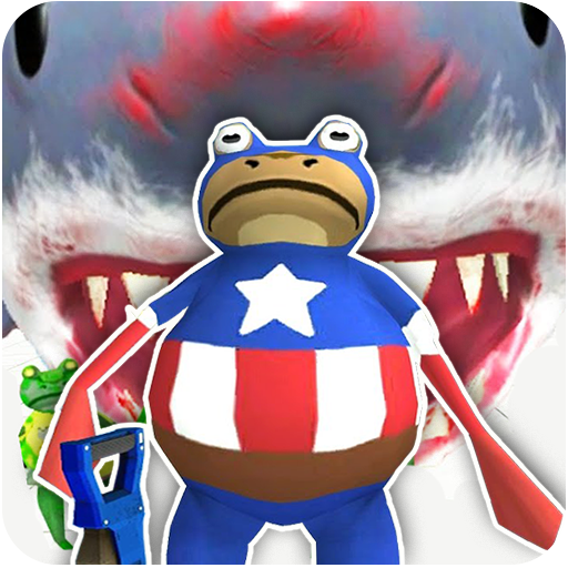 Amazing Frog vs Shark Game Simulator